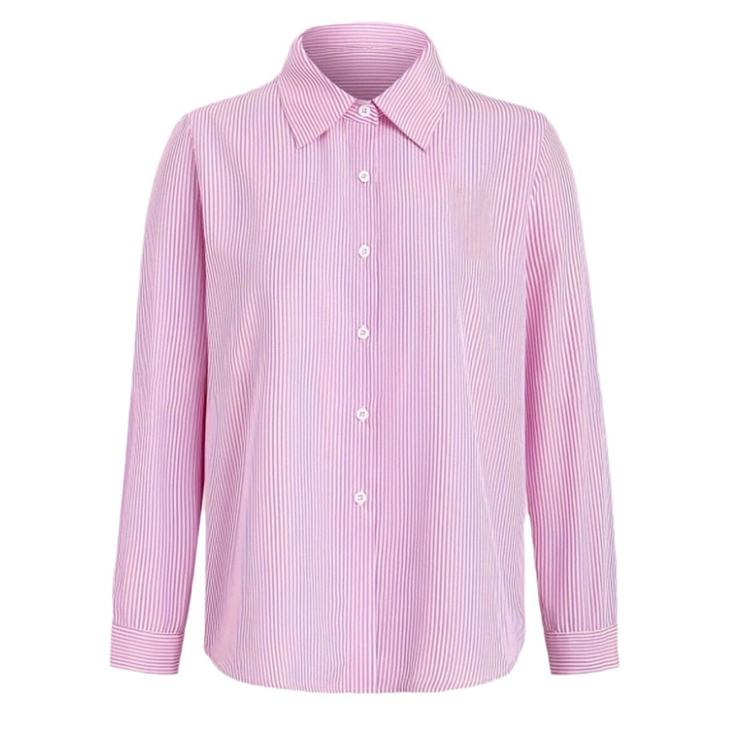 Femme stribet Button-Up Bluse Stilla