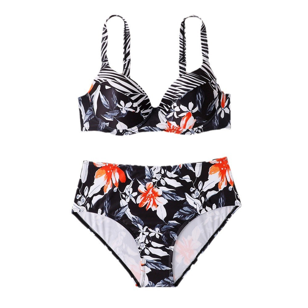 Damer støttende høj talje bikini sæt Stilla