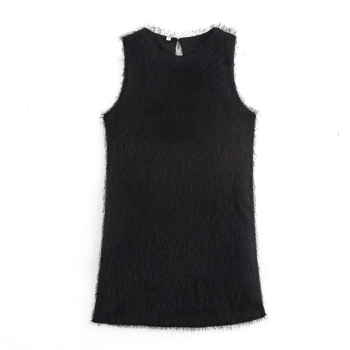 Femme Faux Fur Skift Kjole Stilla