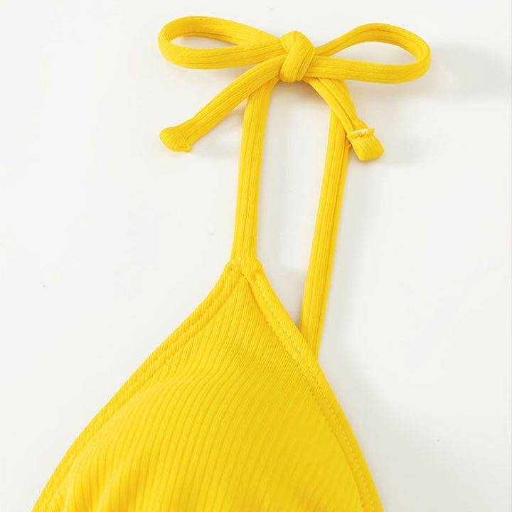 Dame Triangel-Bikini med raffinerede stropper Skovae