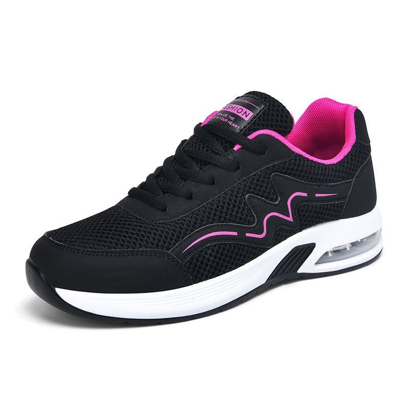 Dame nan City-Walking-Sneaker med synlig hæl luftkamm og ergonomisk EVA-dæmpning Skovae