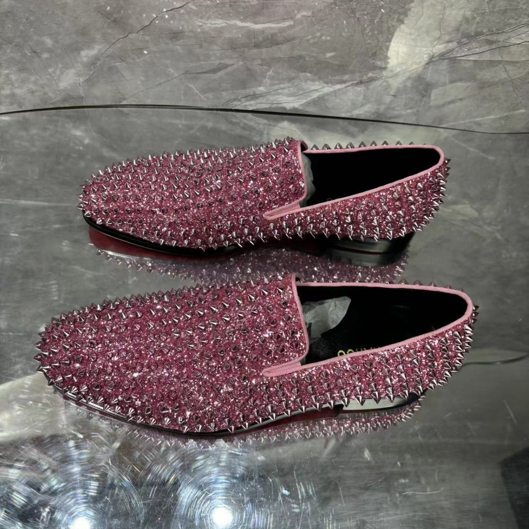 Femme Luxe Spiked Slip-On Sko Stilla
