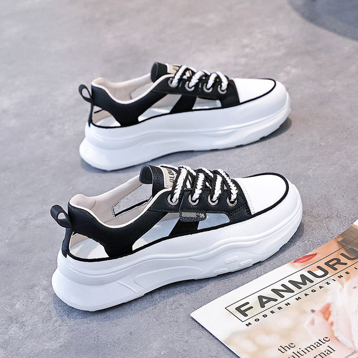 Dame Mode Sneakers med sporty design og dämpende sål Stilla
