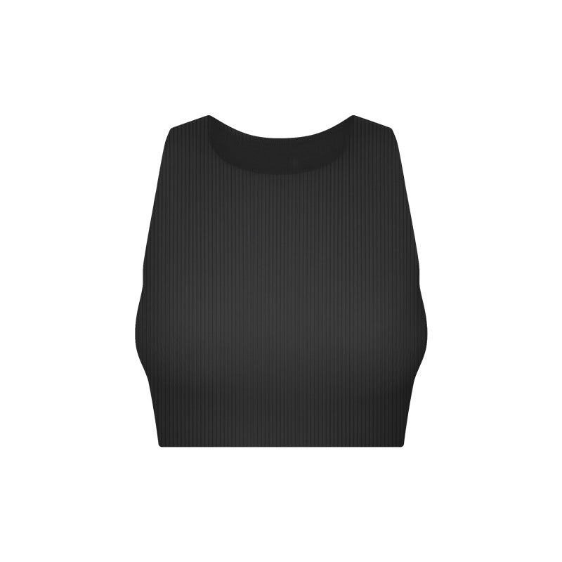 Stilla | Rib Turtleneck Sports Bra Høj Styrke, Stødabsorberende, Øvre Støtte