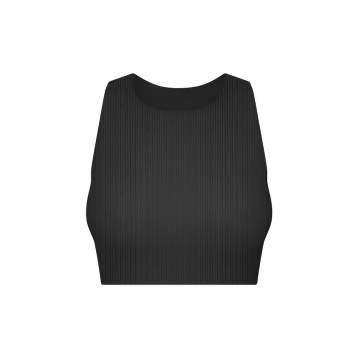 Stilla | Rib Turtleneck Sports Bra Høj Styrke, Stødabsorberende, Øvre Støtte