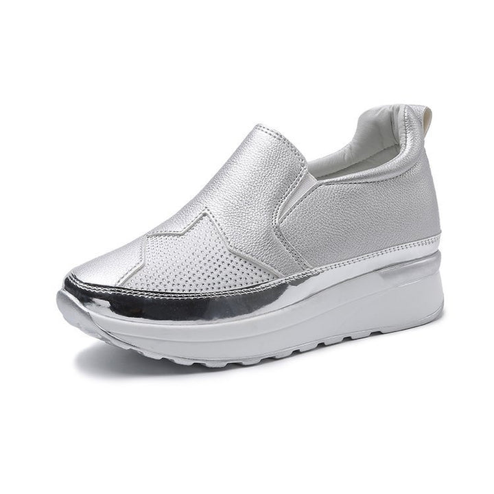 Dame Slip-On Sneakers med fashionable accenter og aftagelig indersål Stilla
