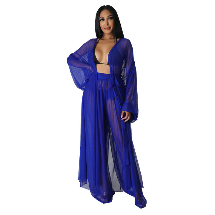 Dame Strandkimono med vid snit og elegant design Stilla