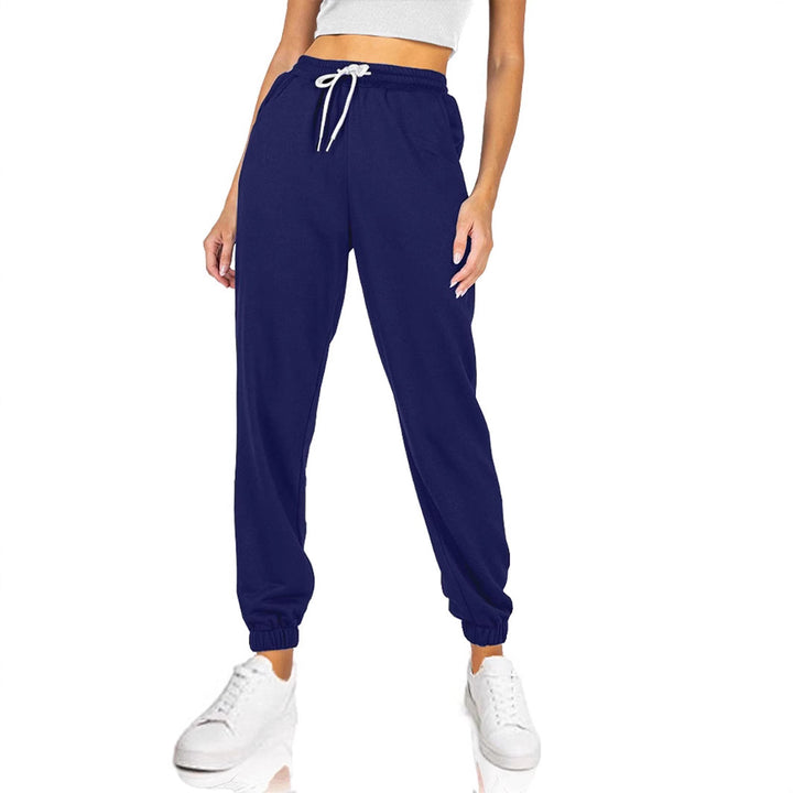 Dame sporty joggingbukser med elastisk talje og sidelommer Stilla