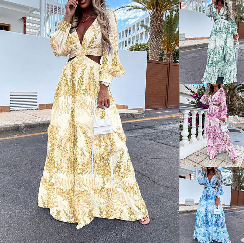Dame Bohemian Maxi Kjole Stilla