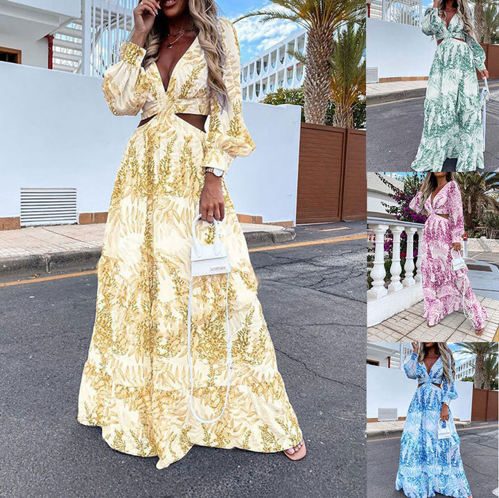 Dame Bohemian Maxi Kjole Stilla