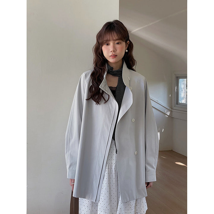 Dame Oversized Trenchcoat med fashionable detaljer Stilla