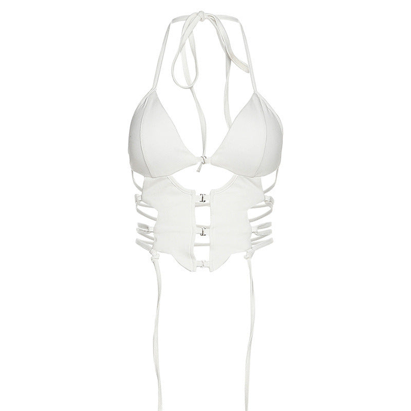 Damebikini med innovativt snit og justerbare stropper Stilla