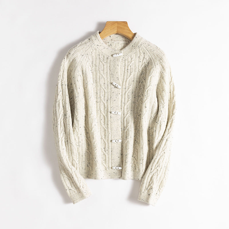 Femme Chunky Kabelstrik Cardigan Stilla