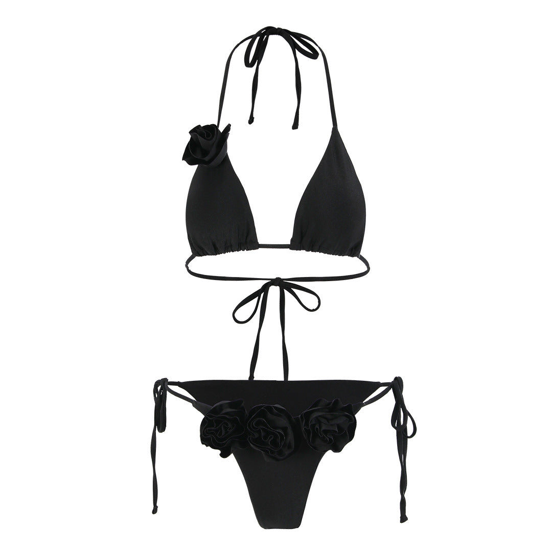 Dame badedragt med floral design Stilla
