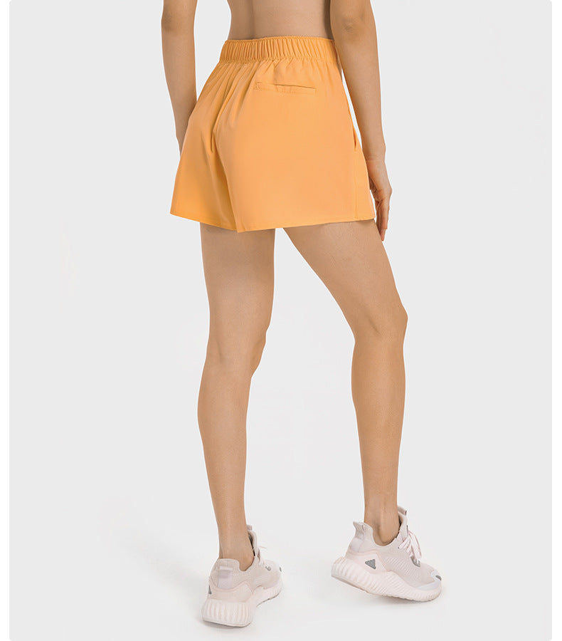 Stilla | Fugtabsende Hurtigtørrende Yoga Skort Med Multifunktionelt Lomme Design