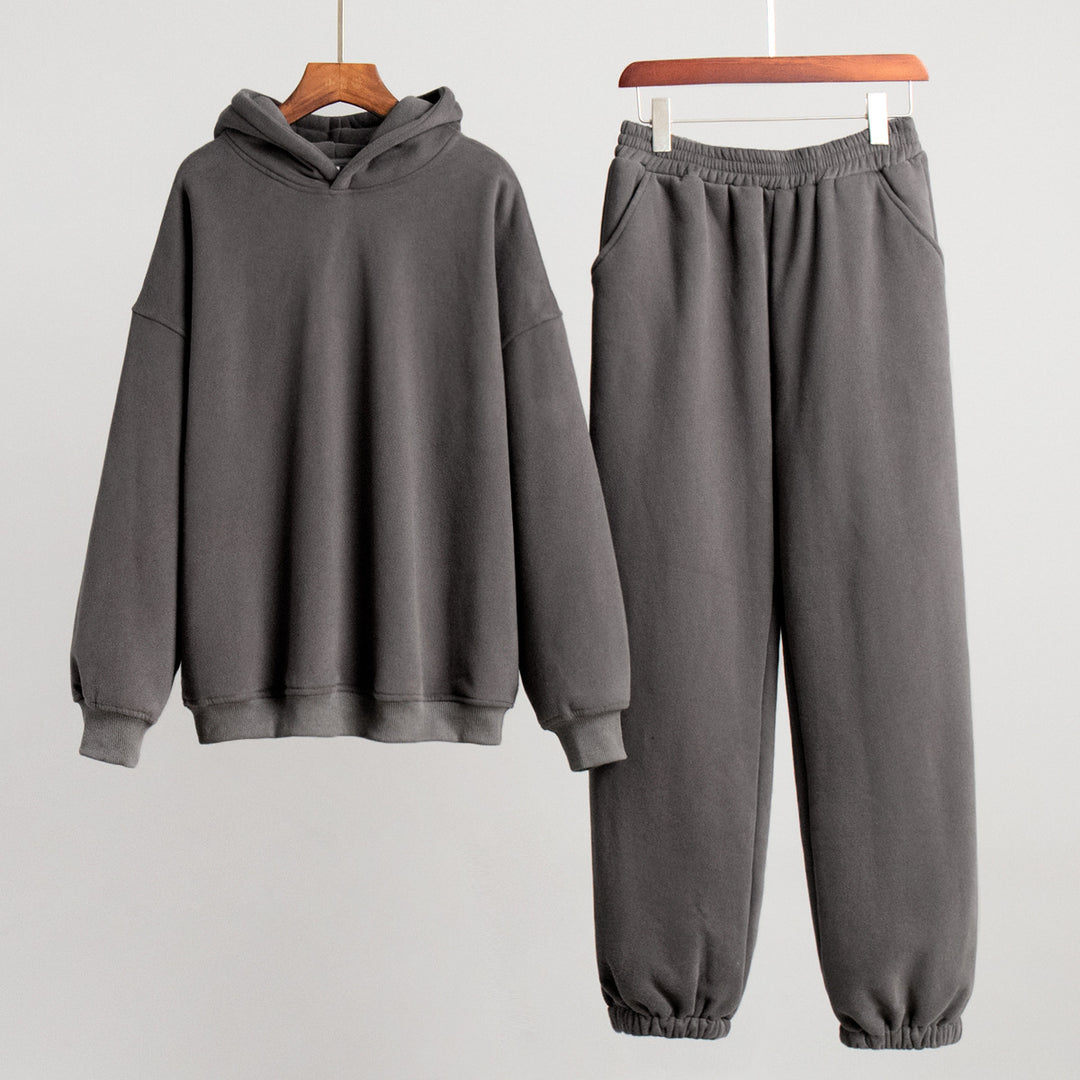 Kvindernes sporty hoodie og joggingbukser sæt Stilla
