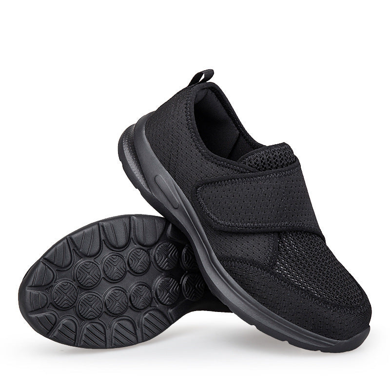 Unisex nan åndbar komfort halvskuh med velcro og ergonomisk dæmpning Skovae