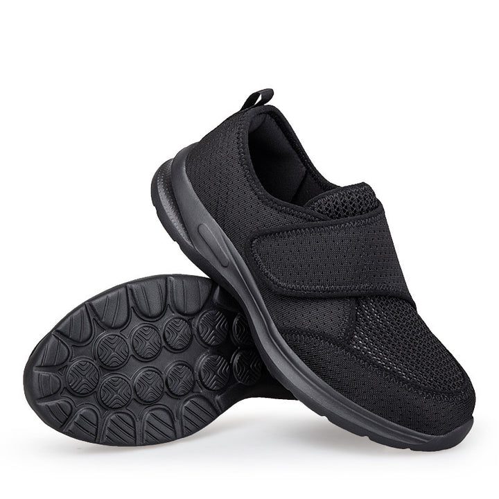 Unisex nan åndbar komfort halvskuh med velcro og ergonomisk dæmpning Skovae