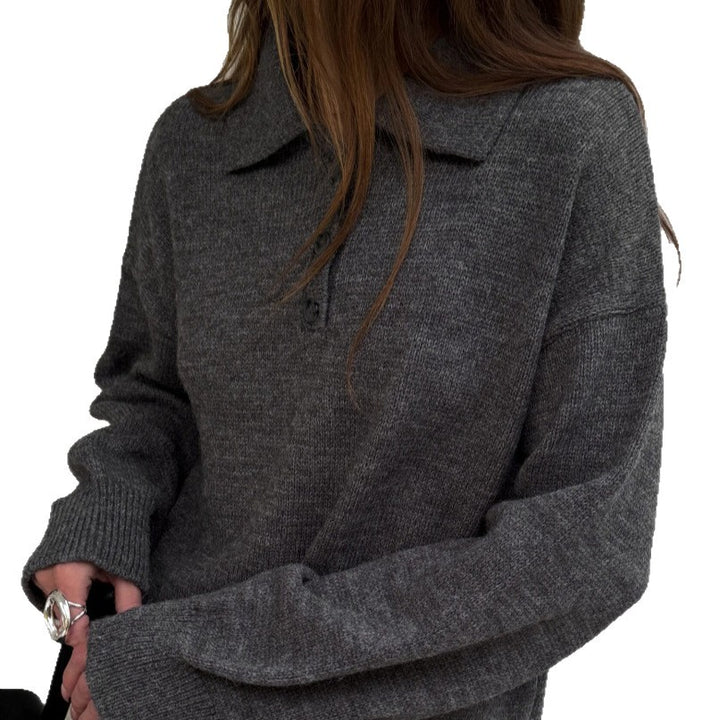 Kvindernes strikkede lounge wear sæt med elegant snit og behageligt blødt materiale Stilla
