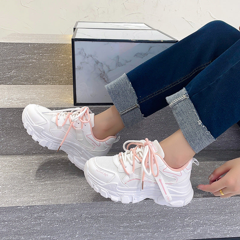 Dame sporty sneakers med skridsikker sål og åndbar overfladestruktur Stilla