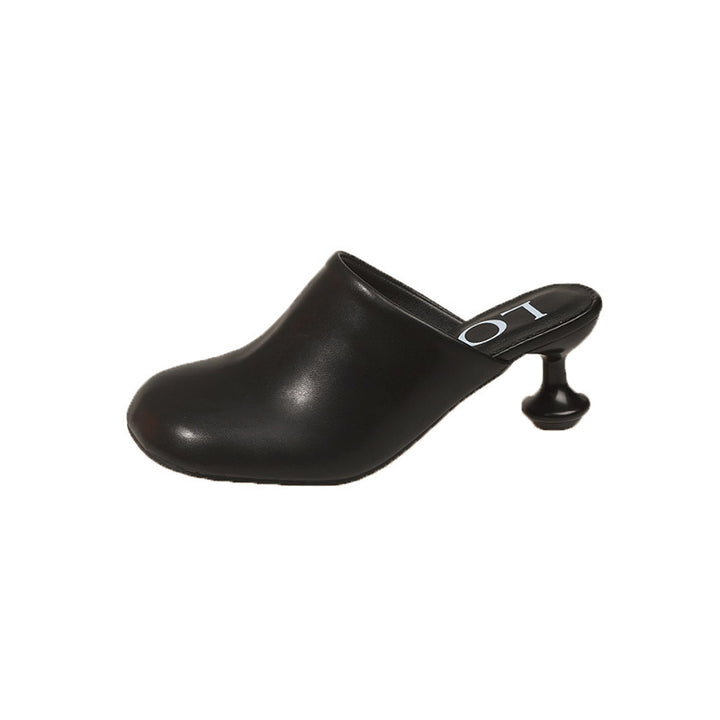 Femme Chunky Heel Slip-On Mules Stilla