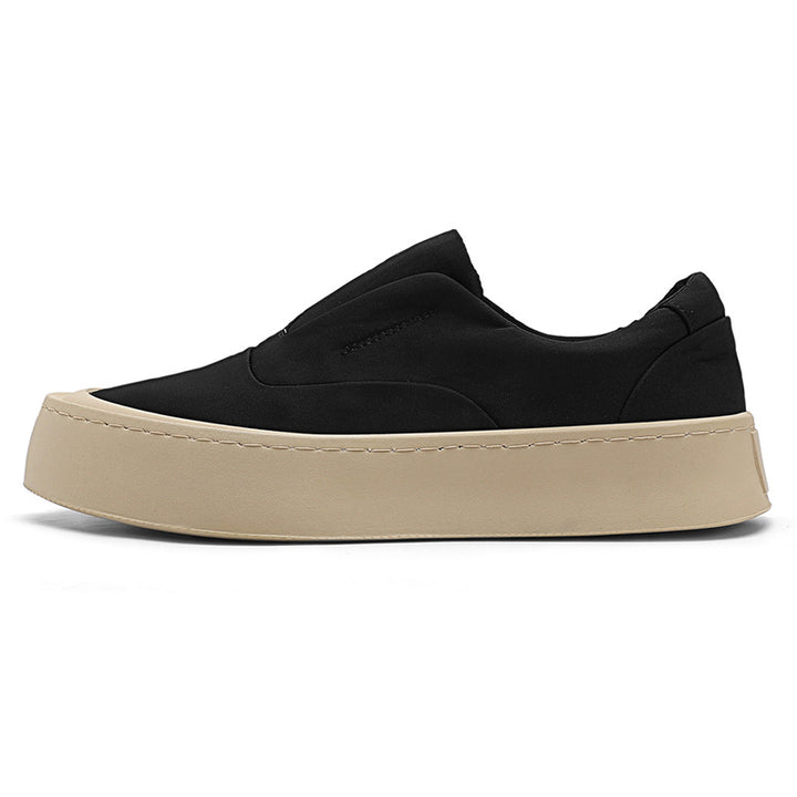 Femme Slip-On Platform Sneakers med elastisk detalje Stilla