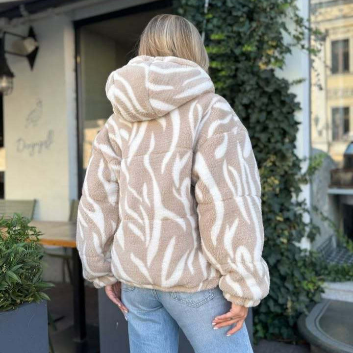 Kvinders behagelige fleecejakke med oversized pasform Skovae