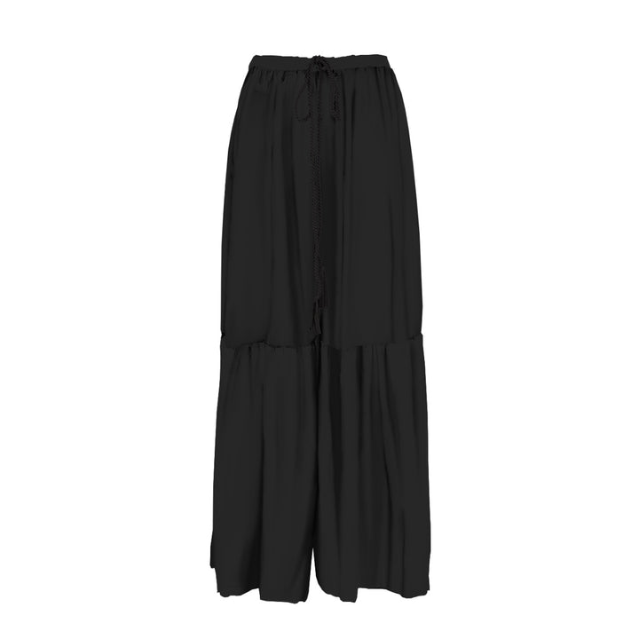 Dame badeshorts sæt med stilfulde volanger og legende blomsterdesign Stilla