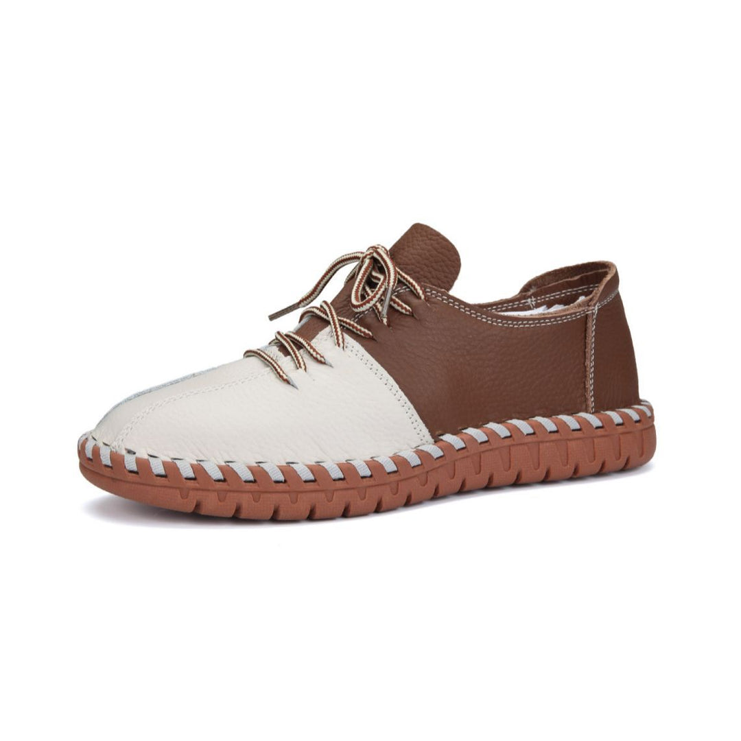 Femme Casual Læder Slipper Stilla