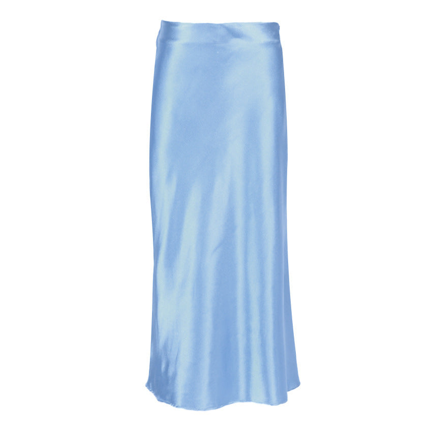 Dame satin nederdel Stilla