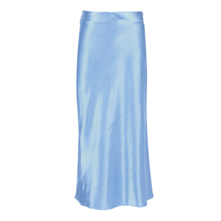 Dame satin nederdel Stilla