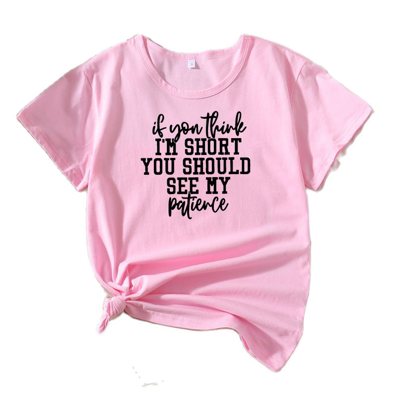 Kvinder Humoristiske Citater Grafik T-Shirt Stilla