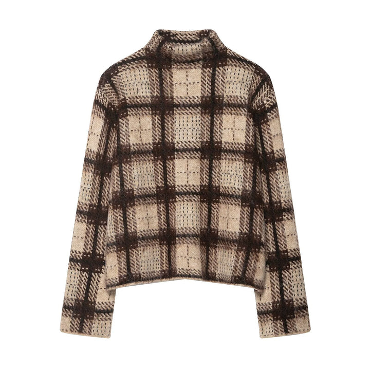 Damer Optisk Turtleneck Sweater Stilla