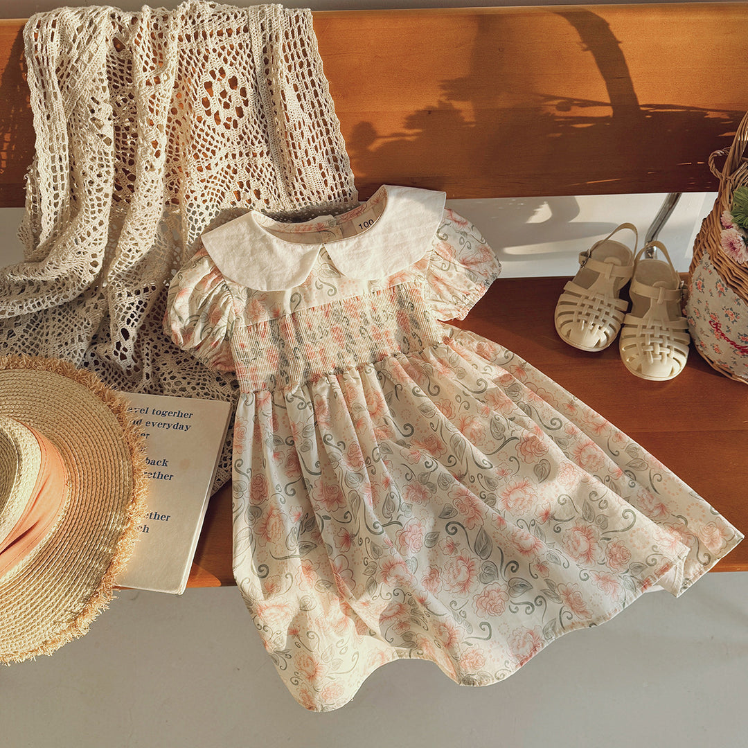 Femme Vintage Floral Kjole Stilla