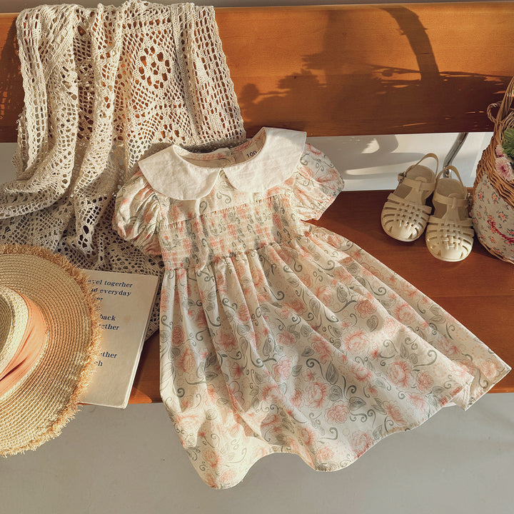 Femme Vintage Floral Kjole Stilla