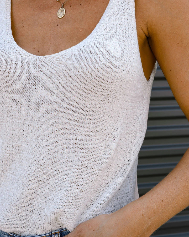 Dame Letvægts Strik Tanktop Stilla