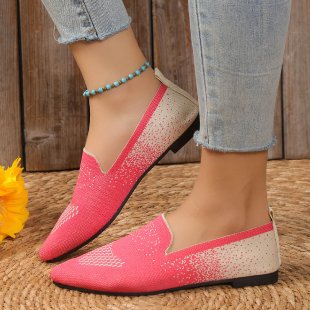 Dame elegante og komfortable ballerinas med moderigtigt overmateriale Stilla