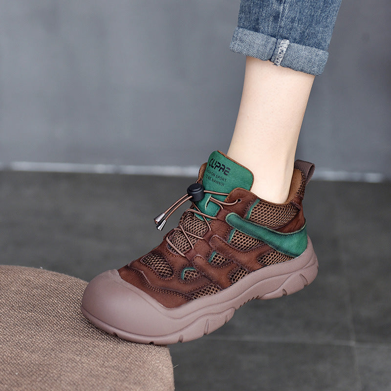 Dame Outdoor-Sport Sneakers med åndbart mesh-overflade og stabil gummisål Stilla