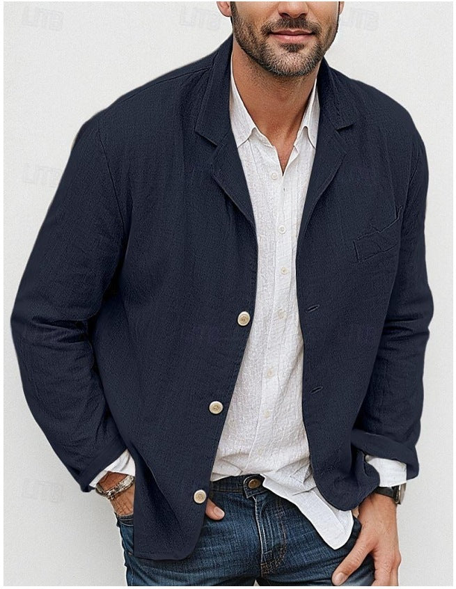 Herre elegant linnedjakke i casual-stil Stilla