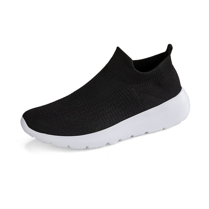 Unisex nan sømløs sokkesneaker med åndbar tredimensionel strikonstruktion og stødabsorberende fleksibel sål Skovae