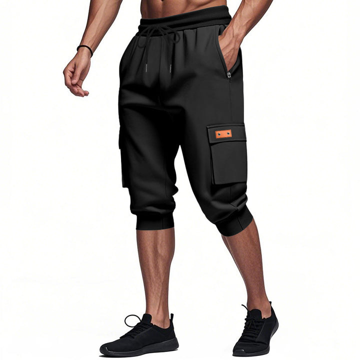 Herre cargo shorts med elastisk talje og sidelommer Stilla