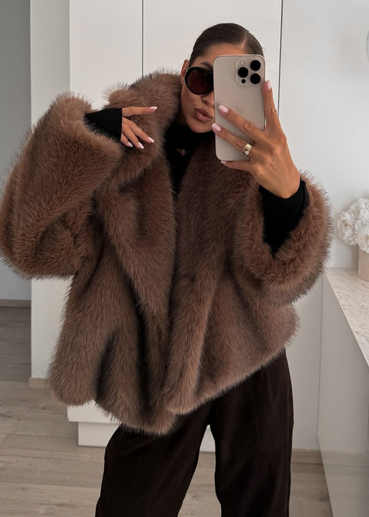 Stilla | Eg-Faux-Fur-Jakke