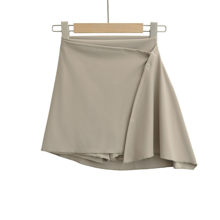 Dame Sporty Folds-Shorts med elastisk kant og innovativt snit Stilla