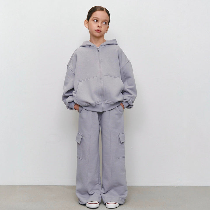 Kvinder casual hoodie jakke og løse joggingbukser sæt Skovae