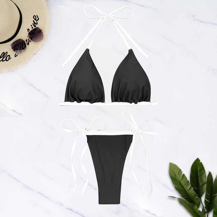Dame Triangel-Bikini-Sæt med justerbare stropper Skovae