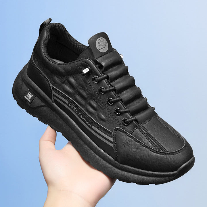 Herre komfort-orienterede afslappede sneakers med multi-textur design Stilla