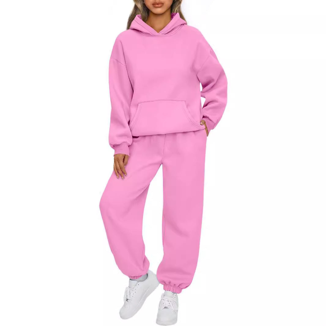Kvinders hyggelige sweater og jogger sæt Skovae