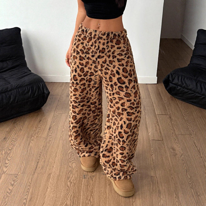 Kvinders afslappede leopardprint bukser Stilla