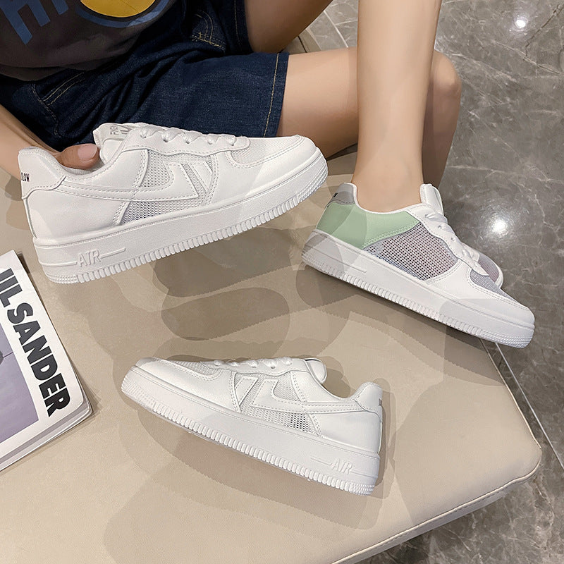 Kvindernes Åndbare Sneakers med stabiliserende Gummisål og innovativ Mesh-Overflade Stilla