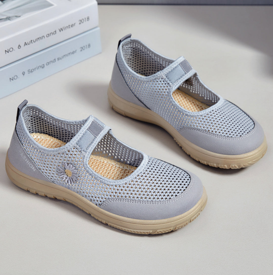 Dame åndbare Mary Jane stil slip-on sneakers med komfortpasform Stilla